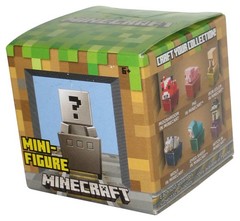 Minecraft Mini Figure (2016) Mattel Mystery Blind Box – (1 Random Toy)