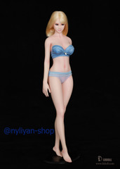 LDDOLL 28M 1/6 Finger Bone Seamless Silicone Body 12″ Female Figure Fit OB Head