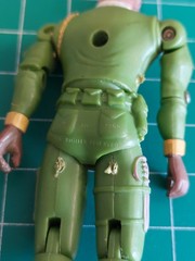 The A-Team Mr.T, B.A. Baracus Green Suit Action Figure Cannell Prod. 1983 Loose