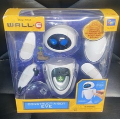 WALL-E 2008 EVE Thinkway Toy Construct a Bot Magnetic Figure Disney Pixar VHTF