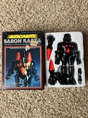 Vintage 1977 Micronauts Baron Karza Complete w/ Box & Insert Mego Near Mint