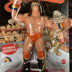 WWE LJN MATTEL SUPERSTARS ULTIMATE WARRIOR 8″ ACTION FIGURE BLACK CARD SHIPS NOW