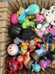 Mixed 1′ @ 2′ TOY FIGURE LOT IN BOX WITH 7LB FREE SHIPPING SEE PHOTOS FUN BOX