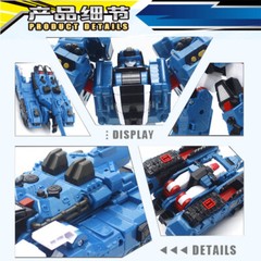 TOBOT V Galaxy Detectives Mini Transform Figure Commander Tank Beast Trail Robot