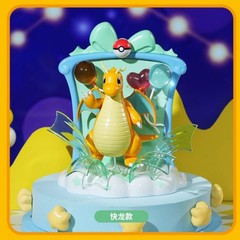Pokémon Happy Party Photo Frame Pikachu Collectible Statue Figure Model Box