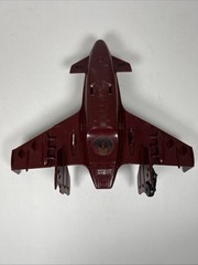 1986 GI Joe Cobra Terror Drome Firebat Jet Plane Incomplete Damaged For Parts
