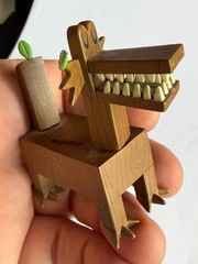 Kidrobot Amanda Visell Apocalypse Evil Poopicorn and Wood Dragon