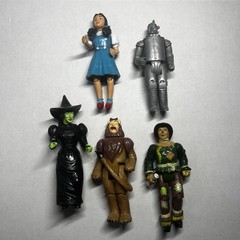 Vintage The Wizard of Oz MGM 1988 Action Figures Lot of 5 Multi Toys 3.75″