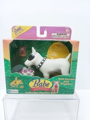1998 Babe And Friends Pig In The City Bull Terrier & Puppies Collection New