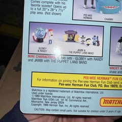 1988 MATCHBOX PEE-WEE HERMAN 6″ POSEABLE FIGURE MOSC toy Store deadstock