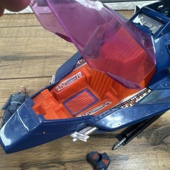 MASK Switchblade Vintage 1985 Vehicle w/Miles Mayhem Figure, Bomber, Extra Blade