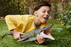Jurassic World Rebirth Bite N Blast Mosasaurus Action Figure Mini Dilophosaurus