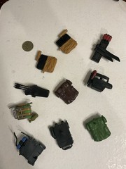 Lot Of 10 G.I. Joe Accessory For 6 Inch Action Figure
