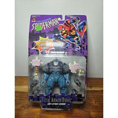 THE AMAZING SPIDER-MAN TOTAL ARMOR RHINO ACTION FIGURE TOYBIZ 1996