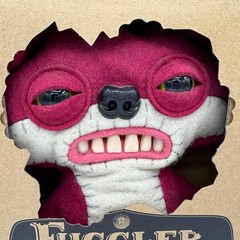 NIB Retired Spin Master Fuggler Suspicious Fox Red Maroon 9″ Plush Monster