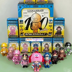 POP MART MEGA Space Molly 100% Orange Juice Series Confirmed Blind Box Figure