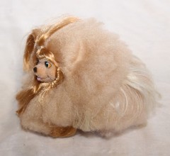 Sweetie Pups Pekingese dog 1989 Hasbro 5 inches Vintage