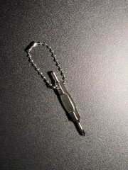 Pro Fingerboard Tool Silver Keychain
