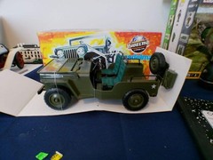 VINTAGE RARE MADELMAN WWII U.S. ARMY JEEP BRAND NEW IN BOX !!