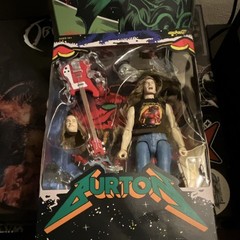 Super 7 Cliff Burton Action Figure, Limited Edition Comic Book poster figure