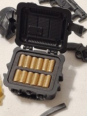 Mezco One:12 Black Mask Custom On John Wick Body W/ Radioactive Brief Case