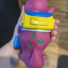 Vintage 1992 Lyons Group Barney Purple Dinosaur Coin Piggy Bank Back to School