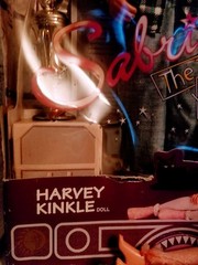 SABRINA THE TEENAGE WITCH (NO BOX) & HARVEY KINKLE (NEW IN BOX ) BOTH TOGETHER !