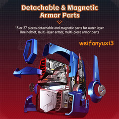 Killerbody 1/1 Transformer G1 Optimus Cosplay Wearable Helmet Mask Voice Control