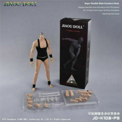 JIAOU DOLL 1/6 JO-K10A-PS Male Muscle Suntan Seamless Action Figure Body 12”Toy