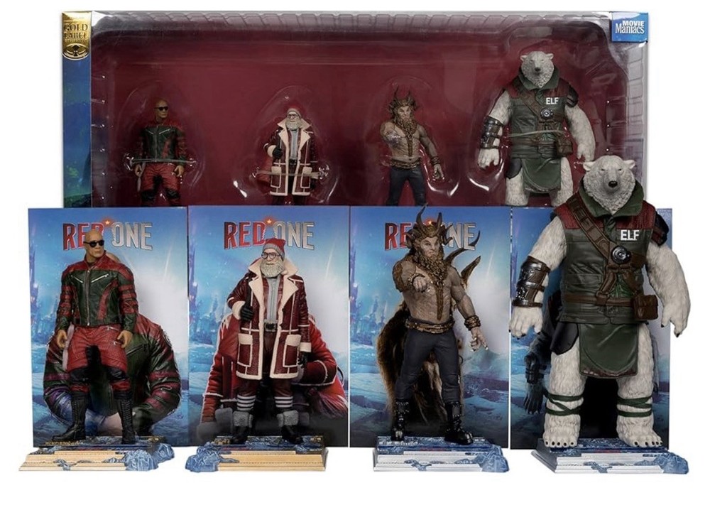 McFarlane Red One 6in Figure 4-Pack Gold Label Amazon Exclusive