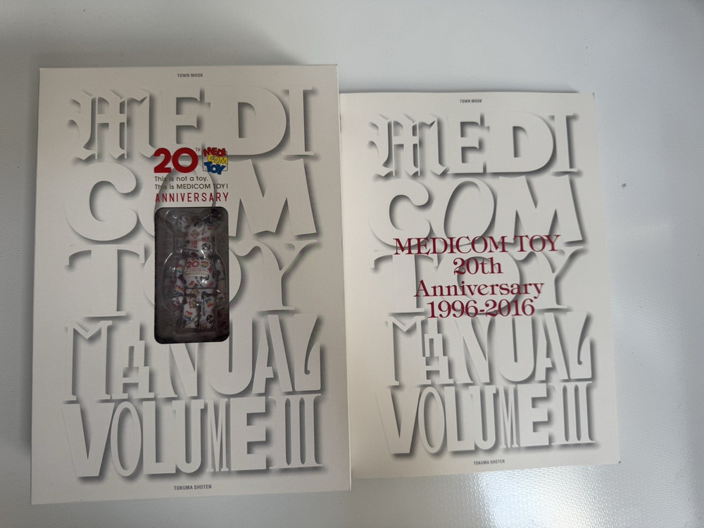 Medicom Toy Manual Volume 3 20TH Anniversary Book Set 2016
