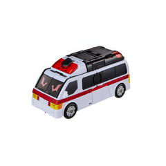 Metal Cardbot W Bloodwing Korean Transforming Ambulance Robot Action Toy