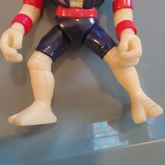 1991 Vtg Captain Planet Duke Nukem 6″ Action Figure Glow in the Dark