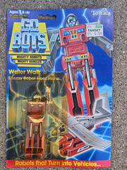 1984 TONKA GoBots Water Walk #32 Friendly Robot Float Plane On OPENED CARDBACK