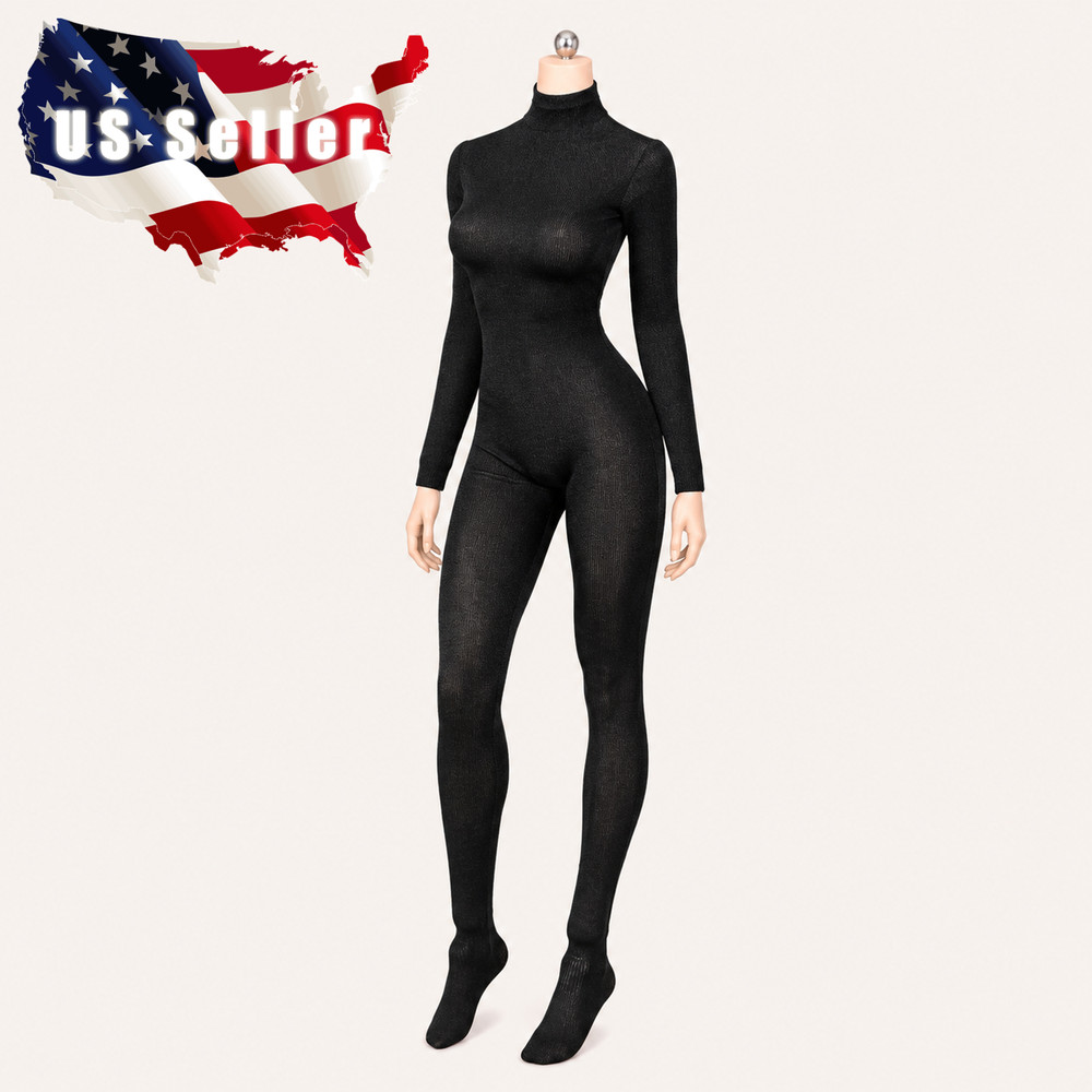 1/6 Stretch Leotard Bodysuit Jumpsuit 12″ Hot Toys PHICEN TBLeague Female Figure