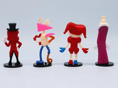 NEW! Set of 8 The Amazing Digital Circus Figures – Includes all 8 in the photo.