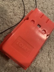 Vintage Pokemon Battle BattPoke Red Poke Ball Blaster Toy TOMY 1999