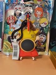 NWT One Piece Toei Animation Monogram Figural 3D Bag Clip ~ LUFFY Dressrosa Lucy