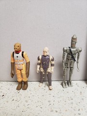 Dengar Bossk IG-88 Bounty Hunter ESB Star Wars 1980 Kenner Figures toy pre owned