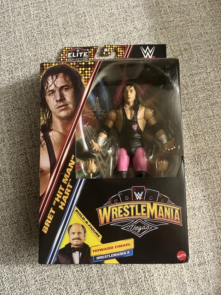 Elite Collection WWE Wrestlemania Bret Hit Man Hart Action Figure
