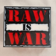WWF Raw is War 4″ Standing Display Piece wwe wcw monday night raw figure