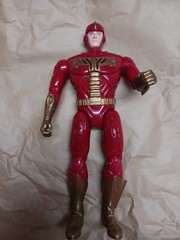 1996 Turbo Man 13 1/2in Action Figure Jingle All The Way Tiger Electronics Works