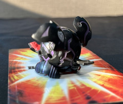 RARE Bakugan B1 Darkus Tuskor 600G Black RARE VHTF
