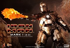 New/ HOT TOYS IRON MAN MARK I 2.0 Exclusive MMS168 (2012 SIDESHOW) 1/6 Figure