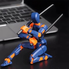 DIY T13 Luminous Articulated Robot Action Figure 3D Printed Lucky Robot Toy99