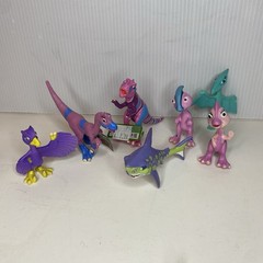 Huge Lot Of 42 Jim Henson Learning Curve Dinosaur Train Dino Small Figures 2010