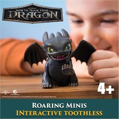 DreamWorks Dragons Roaring Minis Toothless Interactive Dragon Toy | Pet Head for