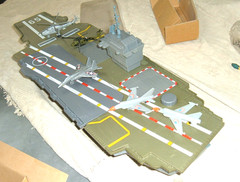 Vintage 1998 Redbox Toys 30″ US Military Aircraft Carrier USS Enterprise #69016