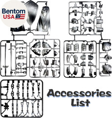 Medieval Action Figures,Knight Armor Action Figure,Multi-Jointed Movable Robot M