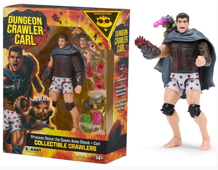 SDCC 2026 Dungeon Crawler Carl Collectible Crawler: Carl with Donut- UCC Presale